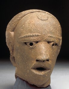 Head, Jemaa, Nigeria (terrakotta)