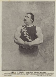 Enrico Scuri, italiensk mästare i brottning