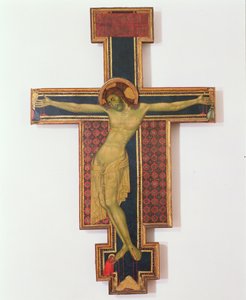Krucifix (tempera på trä)