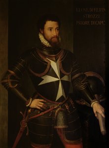 Porträtt av Piero Strozzi (1510-58)