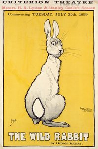 The Wild Rabbit-affisch, 1899