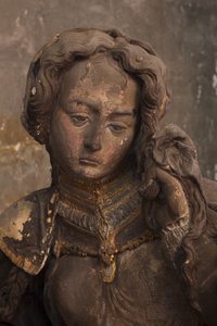 St. Maria Magdalena (målad gips)
