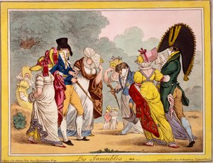 Les Invisibles, 1810 (handfärgad gravyr)