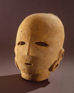 Kielelezo cha Haniwa, c.300-600 AD (terracotta)swed