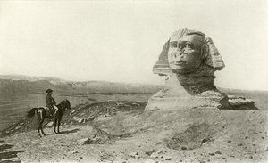 Napoleon och sfinxen (gravyr)