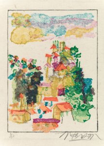 Petit Tourrette, 2009 (träsnitt)