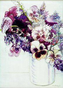 Vårblommor med Fritillaria 2005 (vattenfärg)