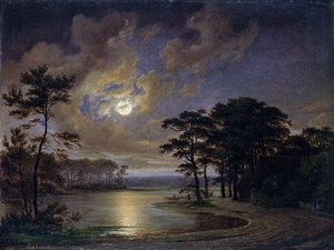 Holsteinska havet - månsken, 1847