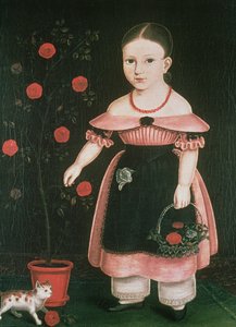 Liten flicka i lavendel, ca 1840