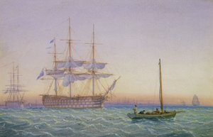 H.M. Fregatter vid Anchor