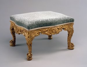 Pall, ca 1757 (limved, förgylld och klädsel)