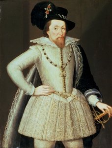 James I, halvlångt porträtt