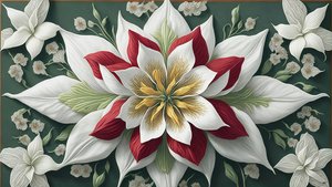 mandala: Amaryllis elements_01
