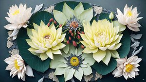 mandala: näckrosor elements_02
