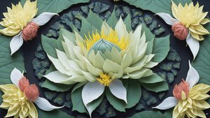 mandala: näckrosor elements_04