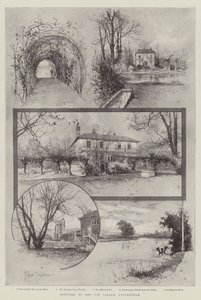 Skisser av Eel-Pie Island, Twickenham