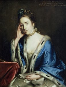 Porträtt av Charlotte Walsingham, 1760