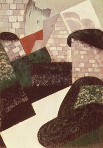 Landskap vid Loches, 1916 (panel)