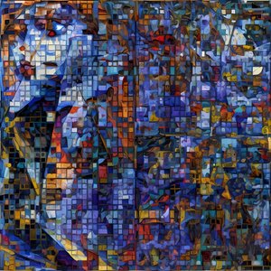 Mosaik i Blau