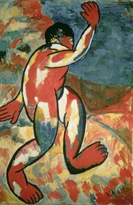A Bather, 1911 (gouache på papper)