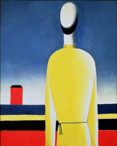 Halvfigur i gul skjorta, 1928-32