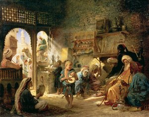 Coffee House i Kairo, 1870-talet