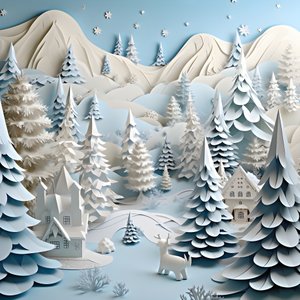 3D Snowy Christmas 3