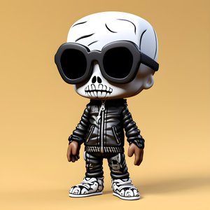 Chibi lilla skelett 2