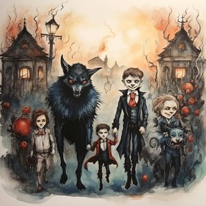 Halloween med vampyrer och varulvar 4