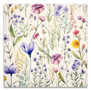 aquarell boho blommiga vilda blommor 4