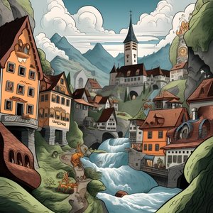 Österrike, tecknad film 4