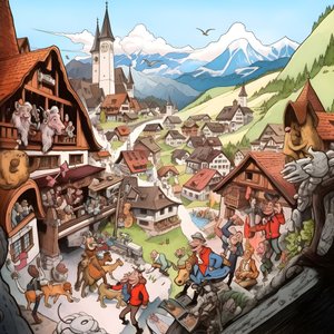Österrike, tecknad film 4