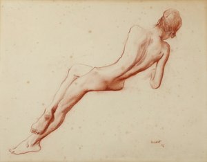 Nakenstudie: Ida Rubinstein, 1916.