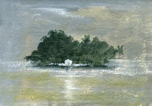 Taprabane (akryl på papper)