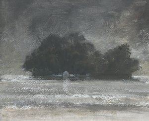 Taprobane, Sri Lanka (akryl på papper)