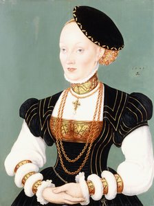 Porträtt av Anne av Danmark