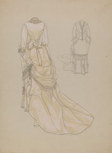 Bröllopsklänning, c. 1936.