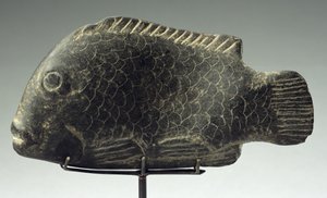 Fisk, 1540-1069 f.Kr. (hård svart sten)