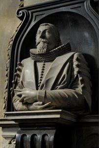 Minnesmärke över Hugo Barker, 1632 (marmor)