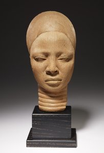 Shrine Head, Yoruba Culture, Nigeria (terrakotta)