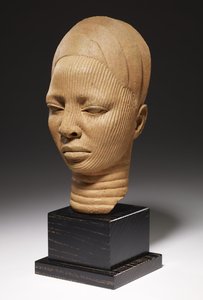 Skrinhuvud, Yorubakultur, Nigeria (terrakotta)