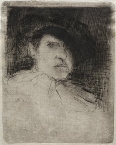 Självporträtt i kostym, 1880.