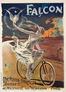 Affisch som reklamerar Falcon-cyklar, ca 1894