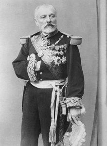 Porträtt av Hyacinthe Laurent Théophile Aube