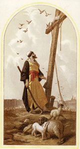 Herden i Jerusalem (chromolitho)