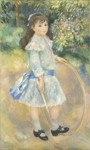 Flicka med en båge, 1885