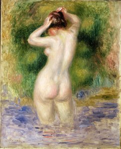 Nude Wading, ca 1880 (olja på duk)
