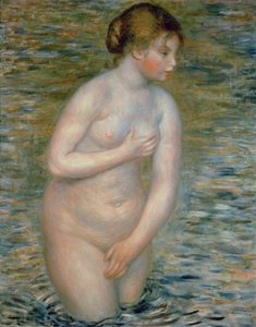 Naken i vattnet, 1888