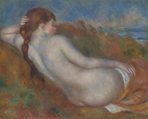 Liggande naken, 1883.