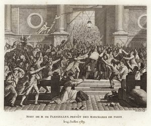 Jacques de Flesselles död